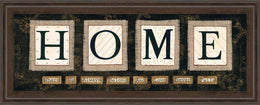 Home By Anne Lapoint 18X42 Framed Print