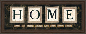Home By Anne Lapoint 18X42 Framed Print