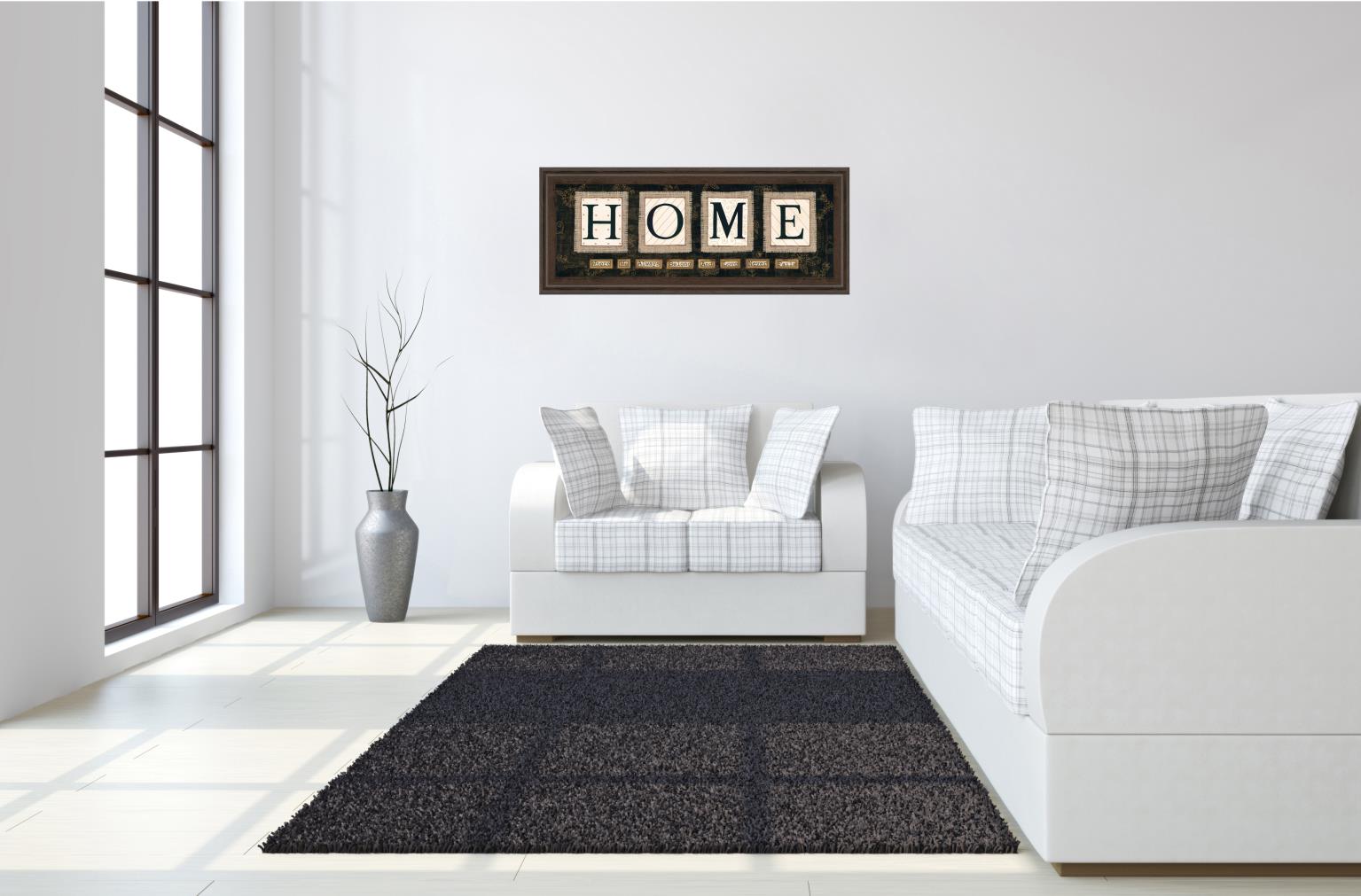 Home By Anne Lapoint 18X42 Framed Print