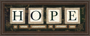 Hope By Anne Lapoint 18X42 Framed Print