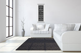 Mirrored Frame Family Rules By Susan Ball 18X42 Mirror Frame Print
