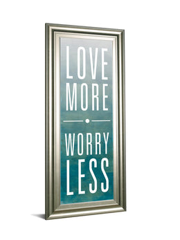 Love By Sd Studios 18X42 Framed Print