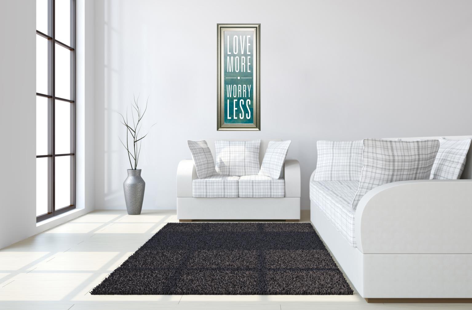 Love By Sd Studios 18X42 Framed Print