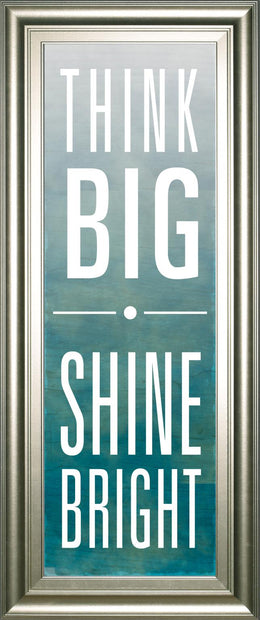 Shine By Sd Studios 18X42 Framed Print
