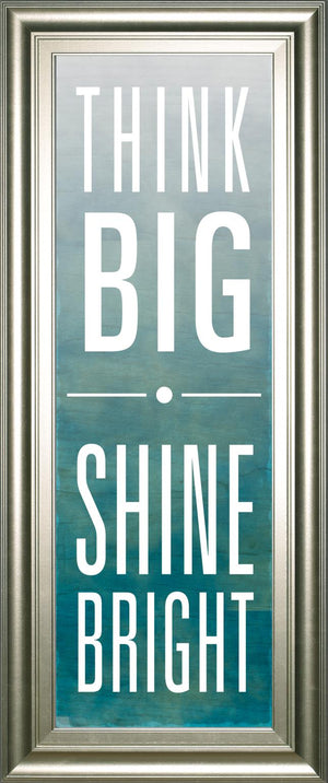Shine By Sd Studios 18X42 Framed Print
