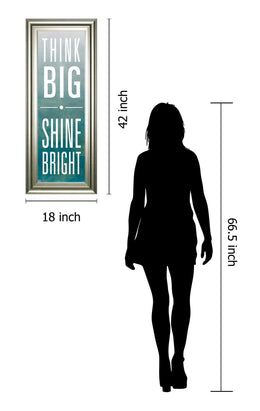 Shine By Sd Studios 18X42 Framed Print