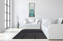 Shine By Sd Studios 18X42 Framed Print