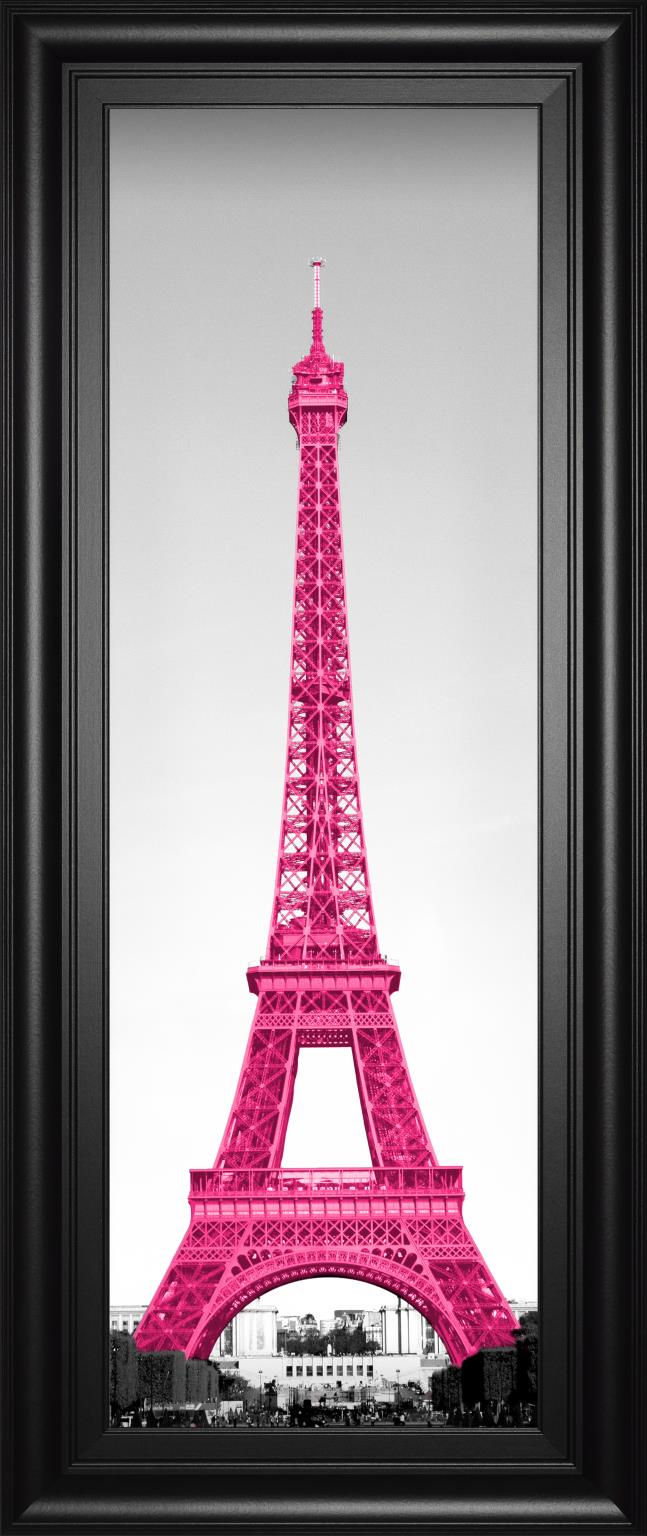 Pretty In Paris By Emily Navas 18X42 Framed Print