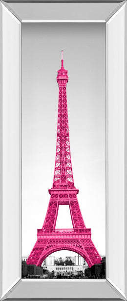 Mirrored Frame Pretty In Paris By Emily Navas 18X42 Mirror Frame Print