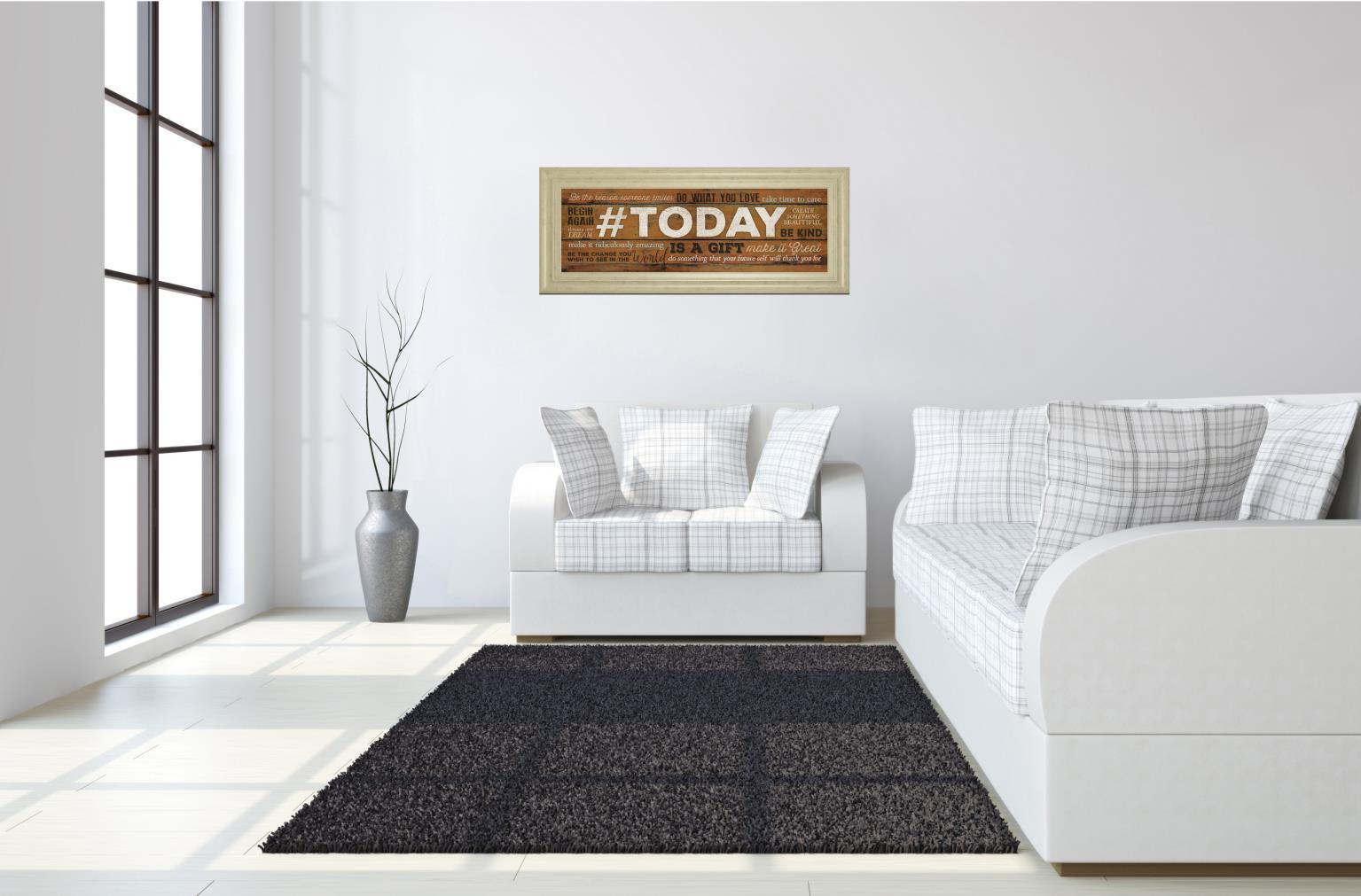 Today Is A Gift By Marla Rae 18X42 Framed Print