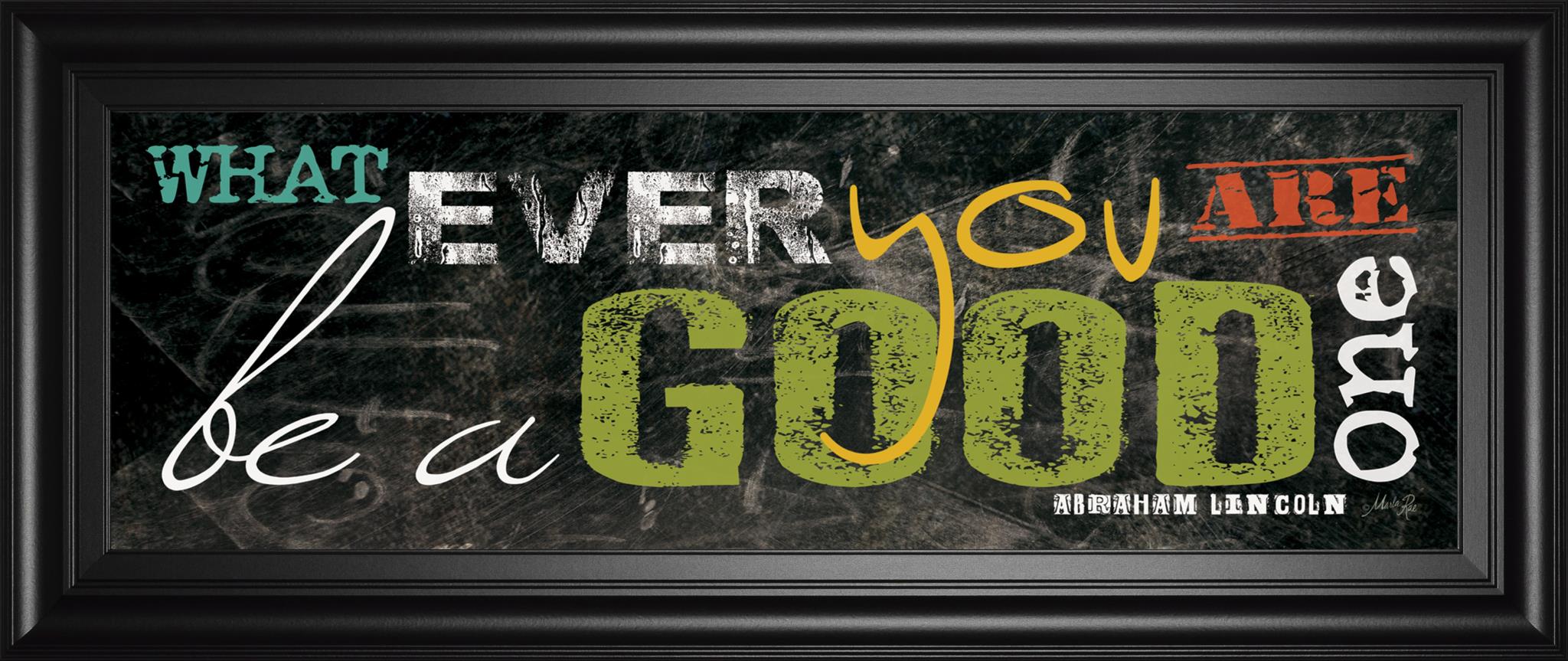 Good One By Maria Rae 18X42 Framed Print