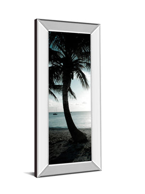 Mirrored Frame Cool Bimini Palms Ii By Susan Bryant 18X42 Mirror Frame Print