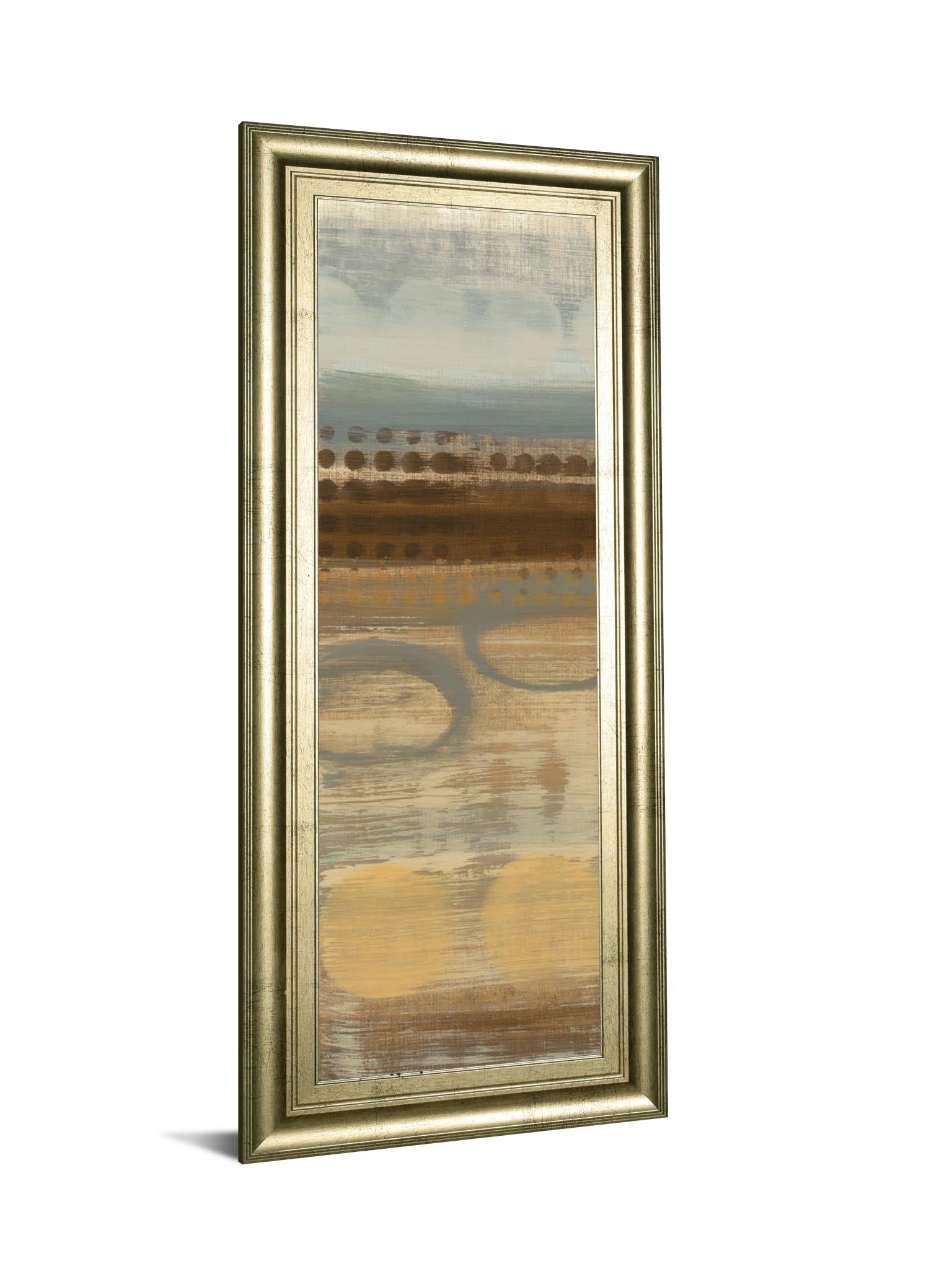 Movement Panel I By Jeni Lee 18X42 Framed Print