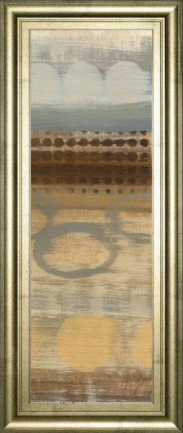 Movement Panel Ii By Jeni Lee 18X42 Framed Print