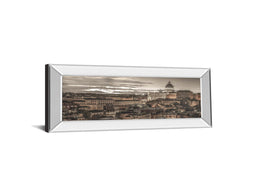Mirrored Frame Bella Roma By Frank Assaf 18X42 Mirror Frame Print