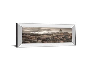 Mirrored Frame Bella Roma By Frank Assaf 18X42 Mirror Frame Print