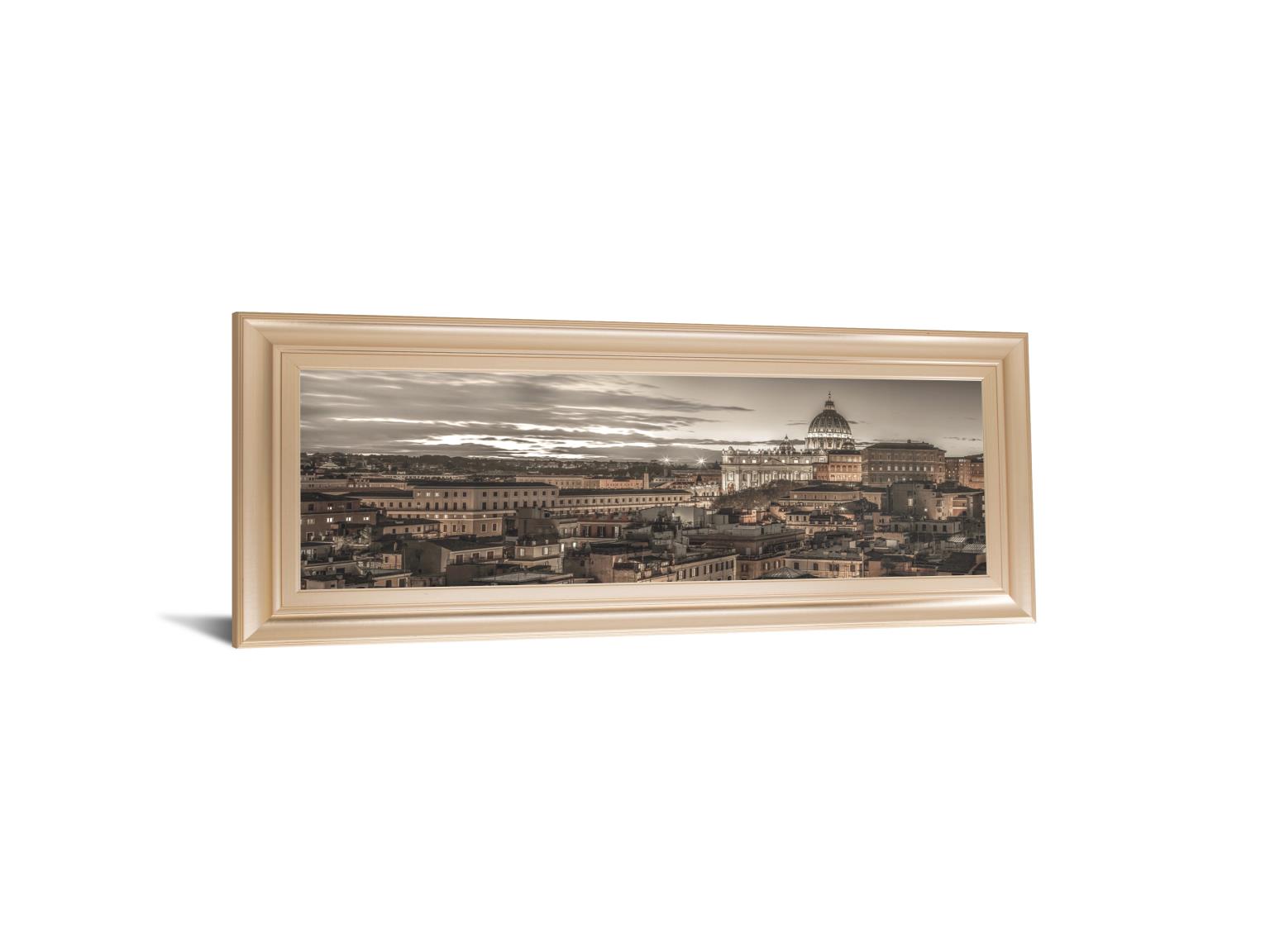 Bella Roma By Frank Assaf 18X42 Framed Print