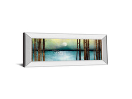 Mirrored Frame Love You To The Moon And Back By Marla Rae 18X42 Mirror Frame Print