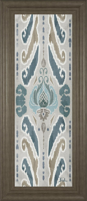 A Touch Of Flourish I By Patricia Pinto 18X42 Framed Print