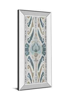 Mirrored Frame A Touch Of Flourish I By Patricia Pinto 18X42 Mirror Frame Print