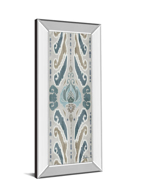 Mirrored Frame A Touch Of Flourish I By Patricia Pinto 18X42 Mirror Frame Print