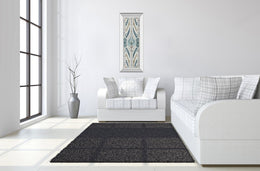 Mirrored Frame A Touch Of Flourish I By Patricia Pinto 18X42 Mirror Frame Print