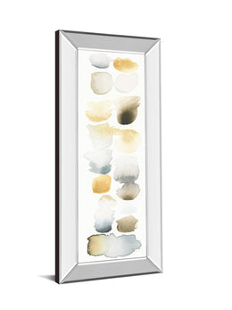 Mirrored Frame Watercolor Swatch Panel Ii By Elyse De Neige 18X42 Mirror Frame Print