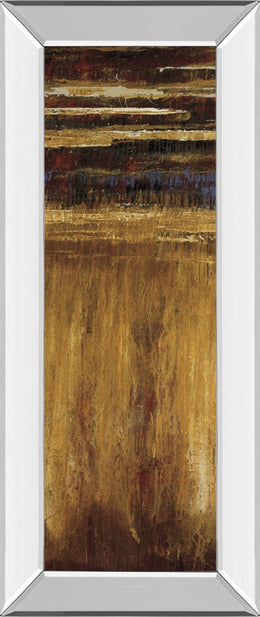 Mirrored Frame Eruption Pompe Ii By Jardine 18X42 Mirror Frame Print