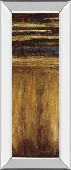 Mirrored Frame Eruption Pompe Ii By Jardine 18X42 Mirror Frame Print