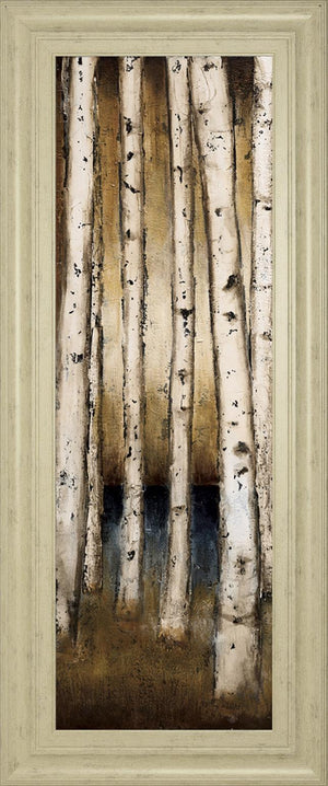 Birch Landing I By St Germain ***Monl*** 18X42 Framed Print