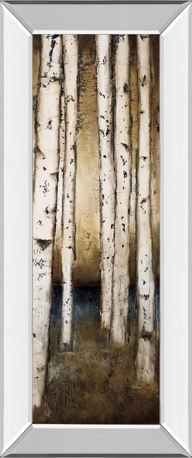 Mirrored Frame Birch Landing Iii By St Germain ***Monl*** 18X42 Mirror Frame Print