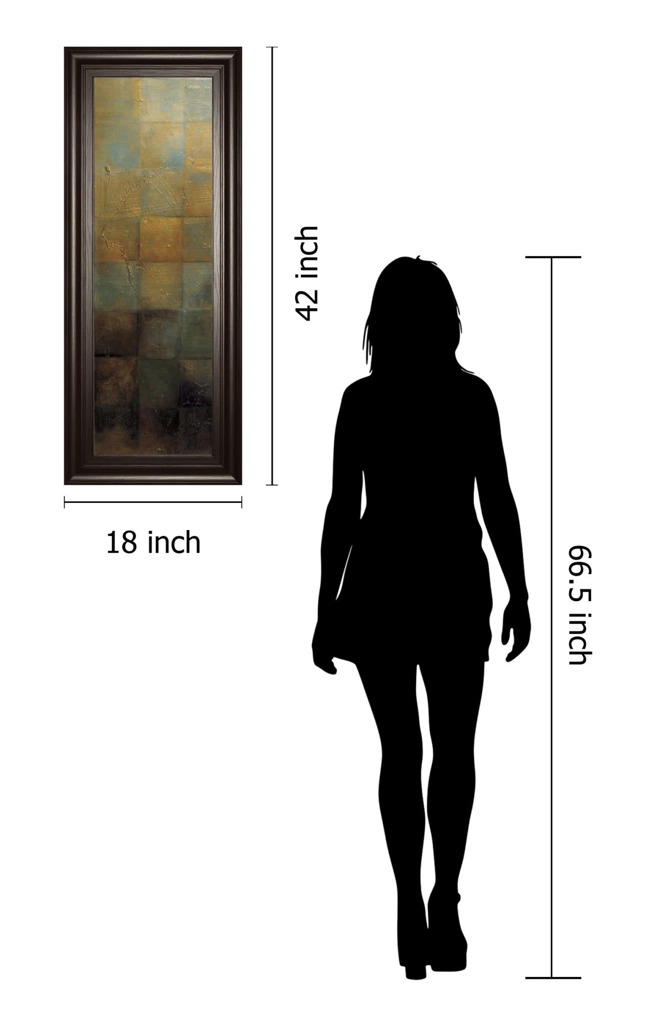 Modra I By Pasion 18X42 Framed Print