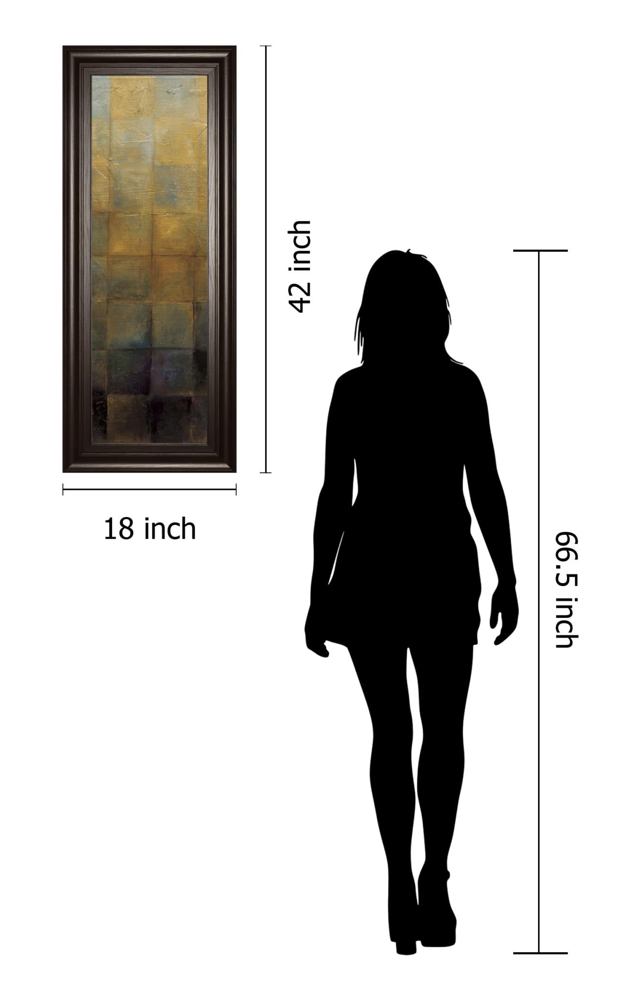 Modra Ii By Pasion 18X42 Framed Print