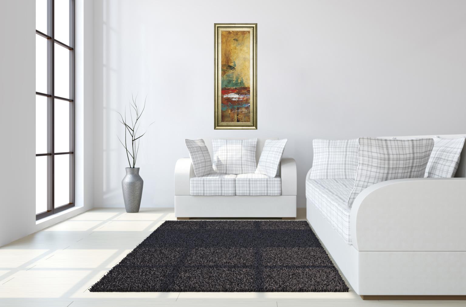 Villarreal Santos I By Abulia 18X42 Framed Print