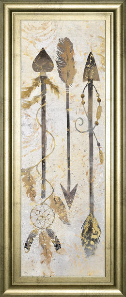 Tribal Arrows By Nan 18X42 Framed Print