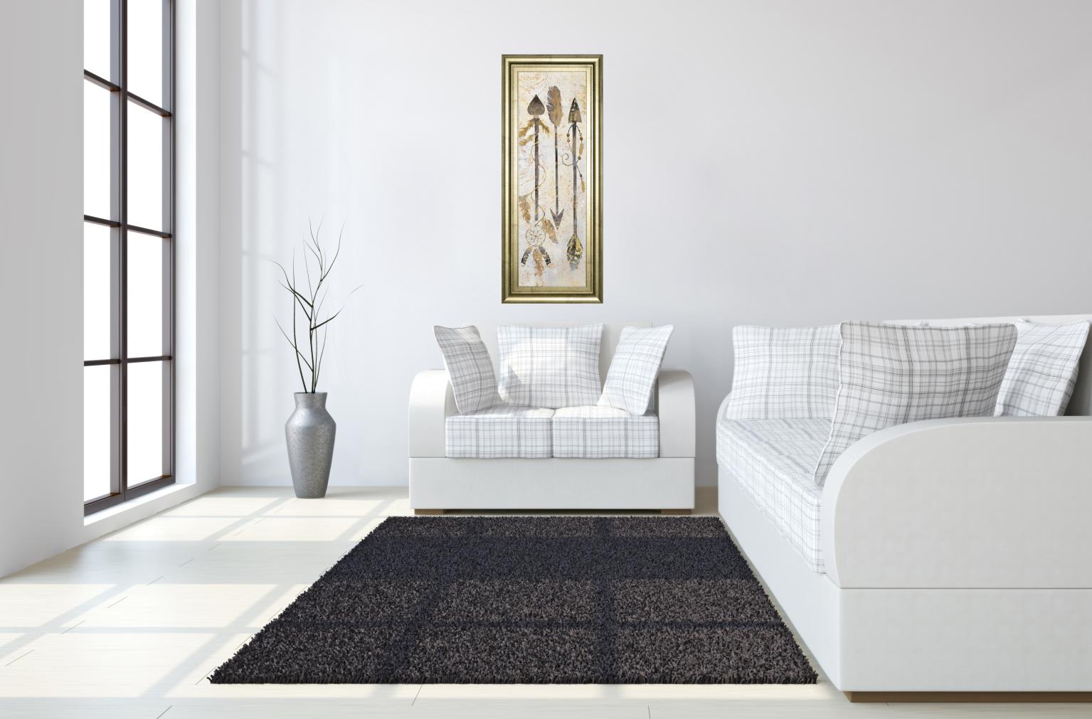 Tribal Arrows By Nan 18X42 Framed Print
