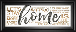 Home By Marla Rae 18X42 Framed Print