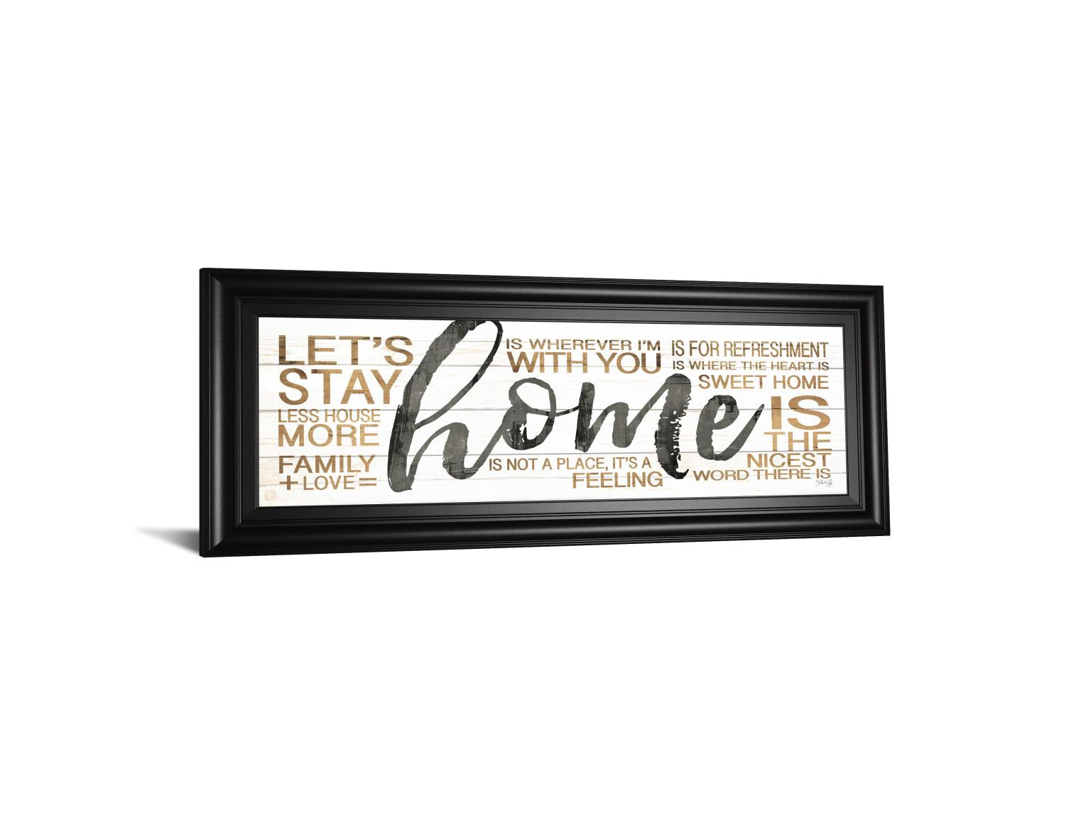 Home By Marla Rae 18X42 Framed Print