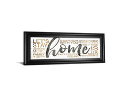 Home By Marla Rae 18X42 Framed Print