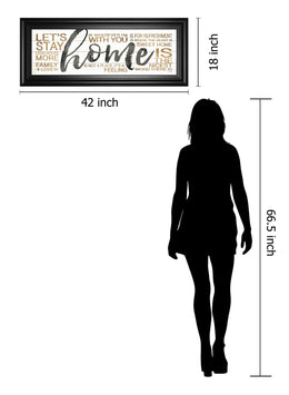 Home By Marla Rae 18X42 Framed Print