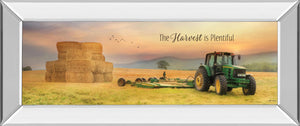 Mirrored Frame The Harvest Is Plentiful  By Lori Deiter 18X42 Mirror Frame Print