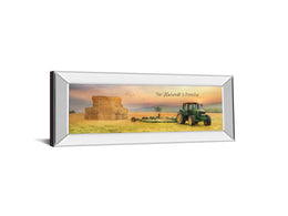 Mirrored Frame The Harvest Is Plentiful  By Lori Deiter 18X42 Mirror Frame Print