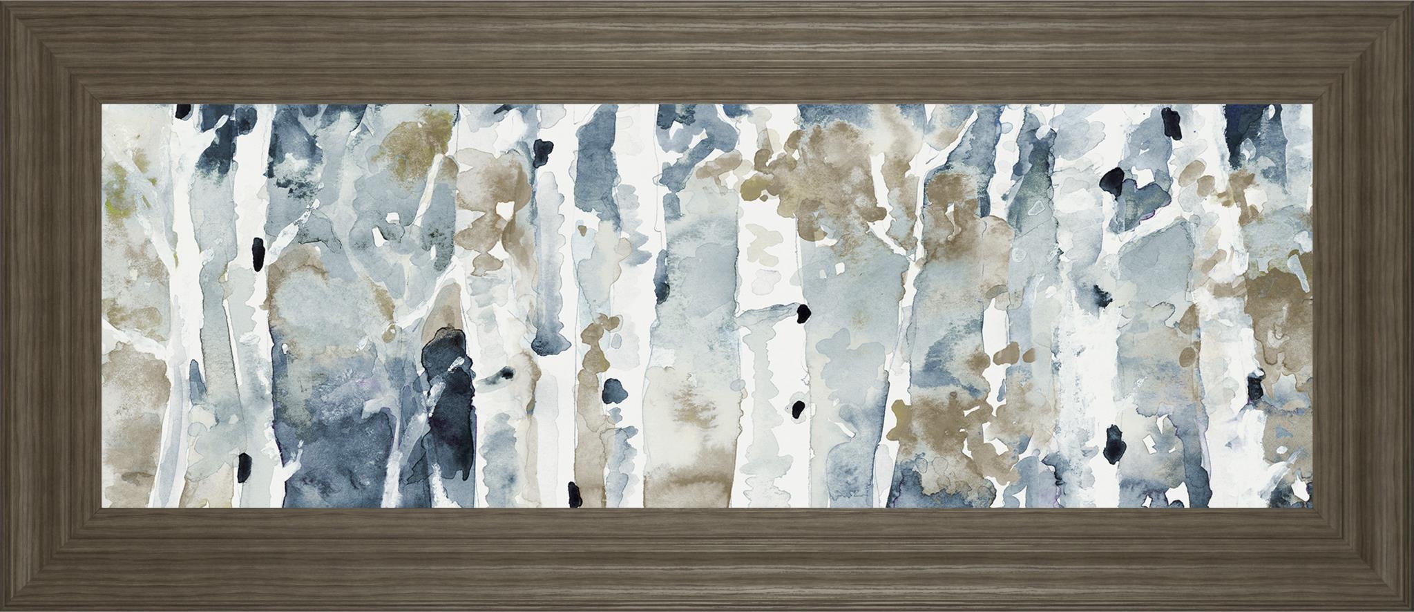 Blue Upon The Hill By Lanie Loreth 18X42 Framed Print