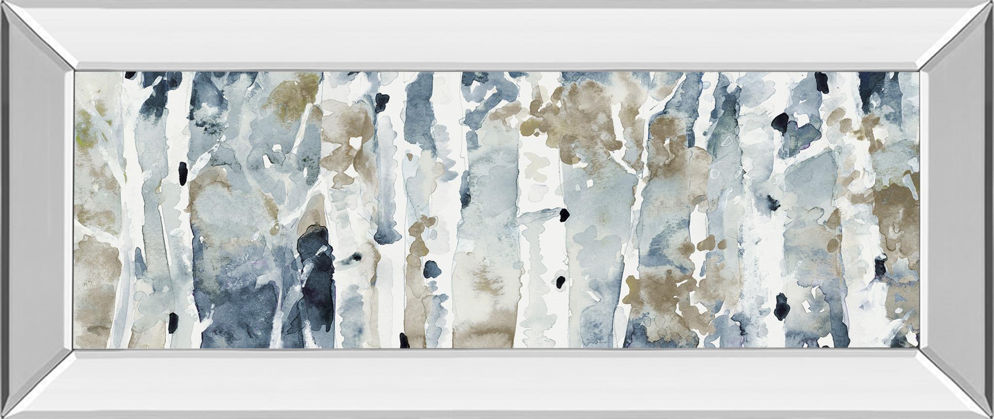 Mirrored Frame Blue Upon The Hill By Lanie Loreth ***Monl*** 18X42 Mirror Frame Print