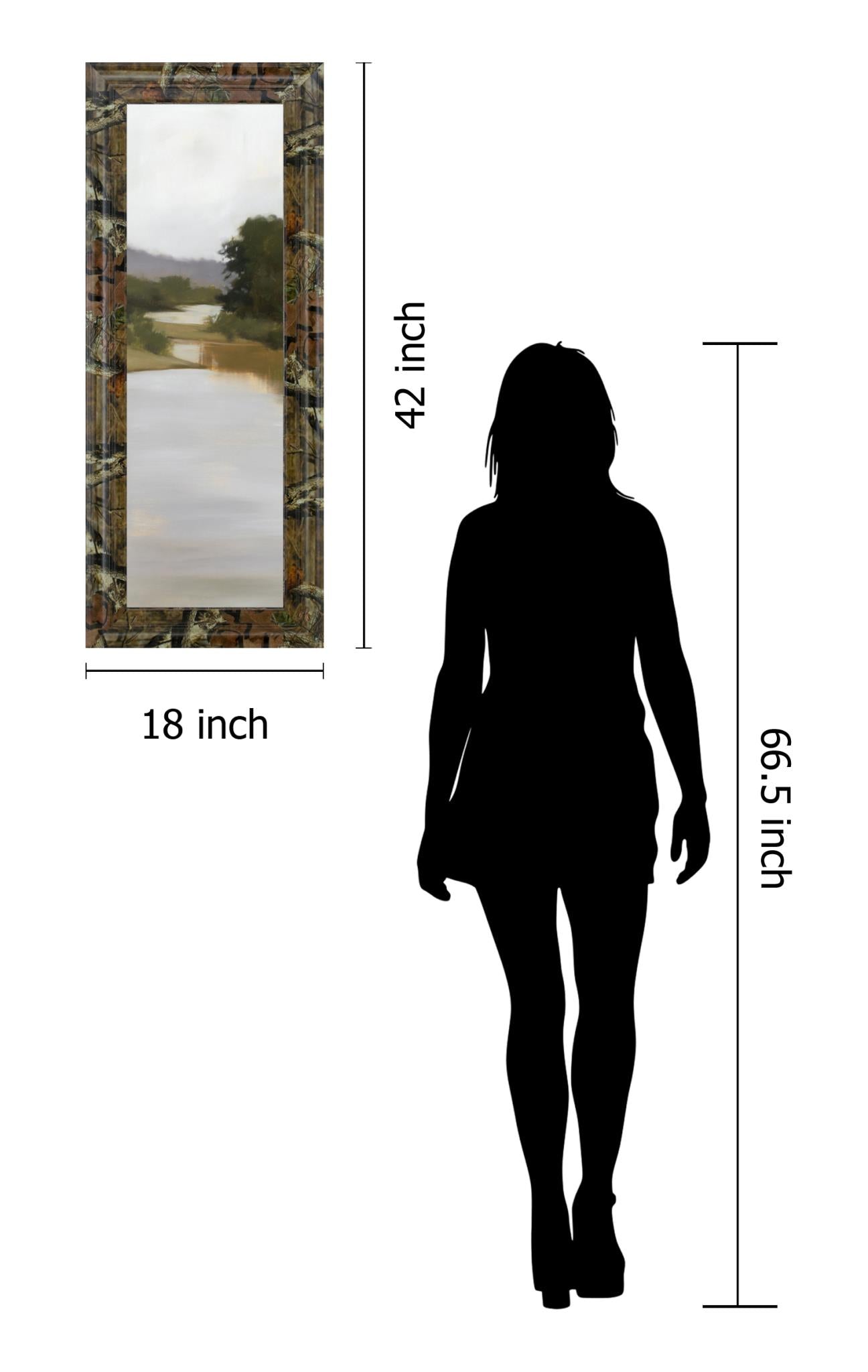 River Journey By Megan Lightell ***Monl*** 18X42 Framed Print