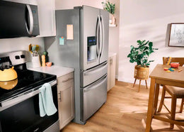 Whirlpool - 36 in. Wide 25 cu. ft. Wide French Door Bottom Mount Refrigerator with Two-Tier Freezer Storage - Stainless Steel