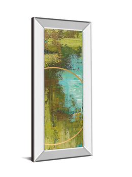 Mirrored Frame Aller Chartreuse By Patrick St. Germain 18X42 Mirror Frame Print