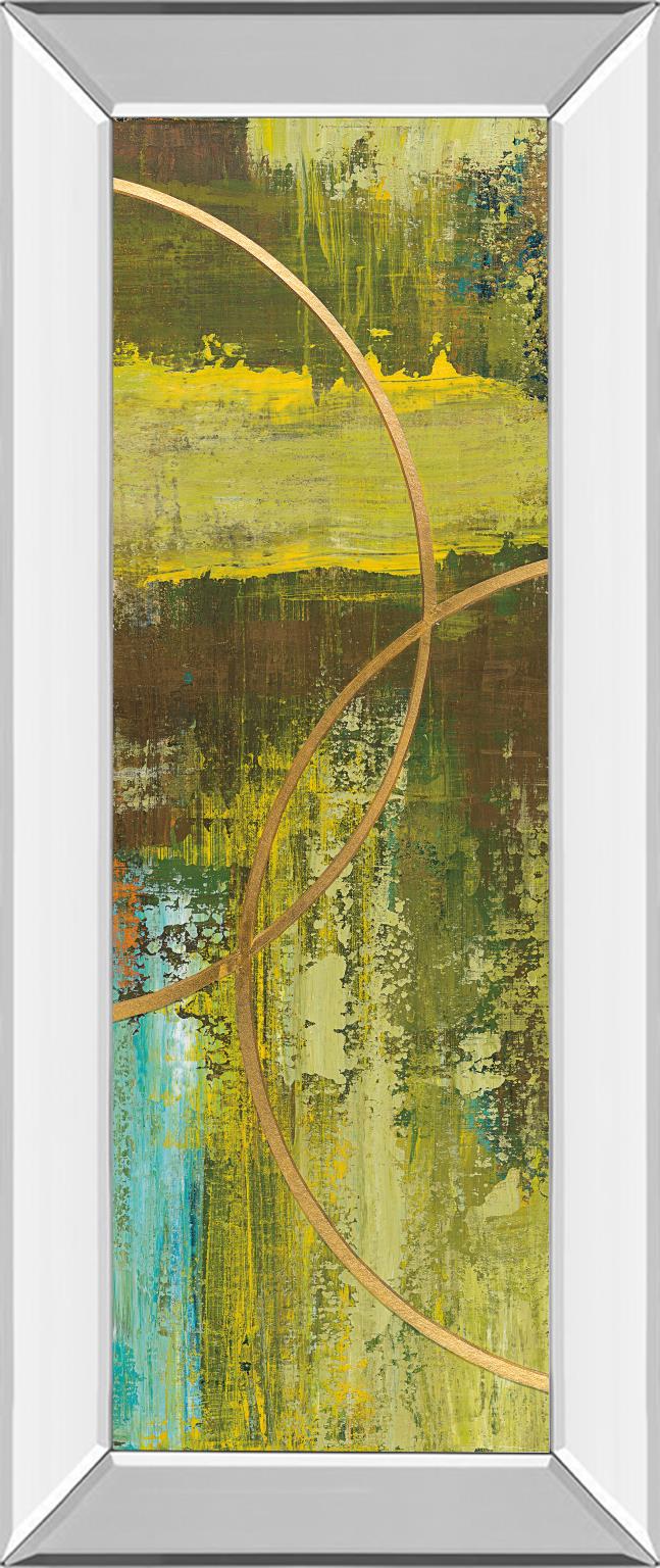 Mirrored Frame Aller Chartreuse By Patrick St. Germain 18X42 Mirror Frame Print