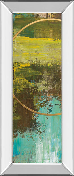 Mirrored Frame Aller Chartreuse By Patrick St. Germain 18X42 Mirror Frame Print