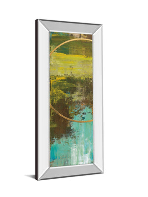 Mirrored Frame Aller Chartreuse By Patrick St. Germain 18X42 Mirror Frame Print